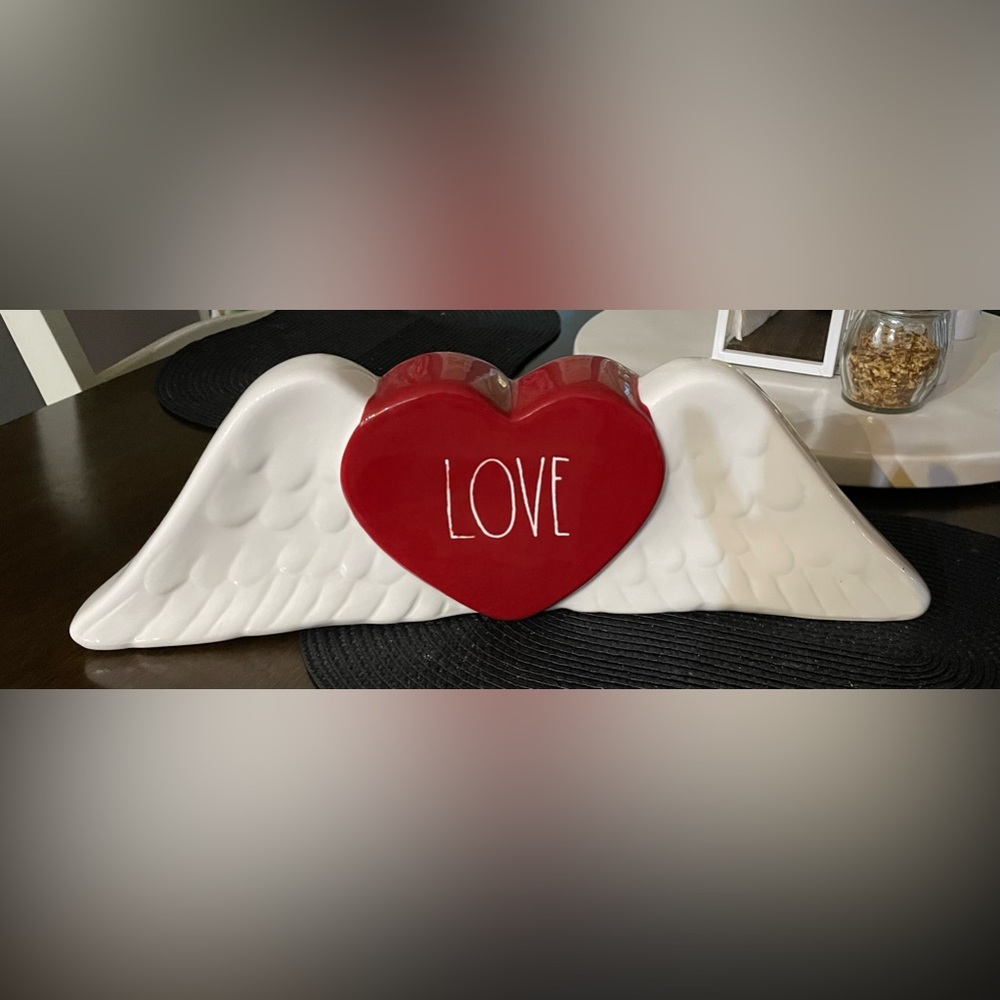 Rae Dunn Valentines Day Angel Wings Love
